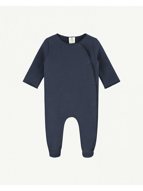 Gray Label Newborn jumpsuit - blue grey