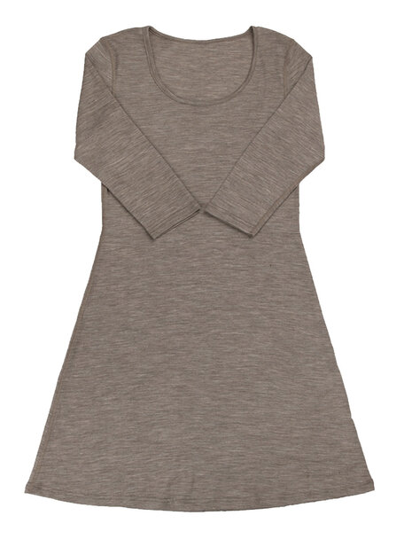 Joha Dress with three-quarter sleeves - beige melange