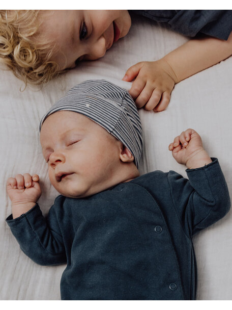 Gray Label Baby beanie - blue grey/cream