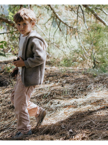 Engel Natur Wool Fleece Jacket - Walnut