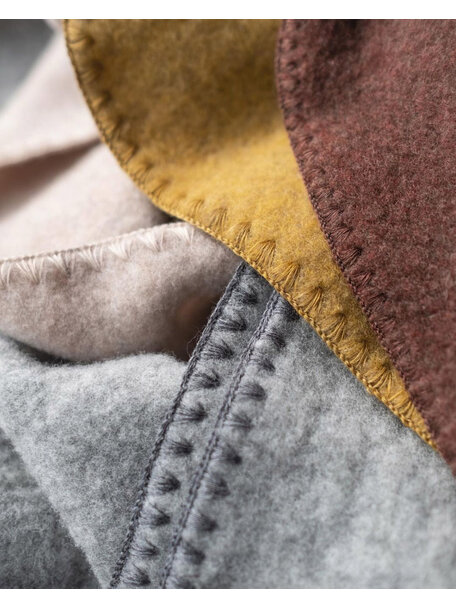 Engel Natur Baby Blanket Wool Fleece - Saffron