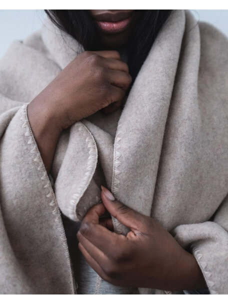 Engel Natur Baby Blanket Wool Fleece - sand