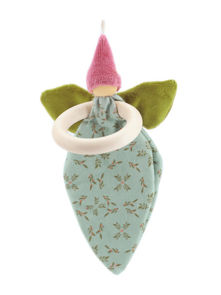 Nanchen Natur Flower dance doll with ring - pink