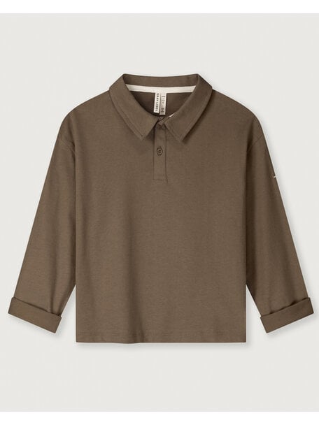 Gray Label Long-sleeved polo shirt - woody