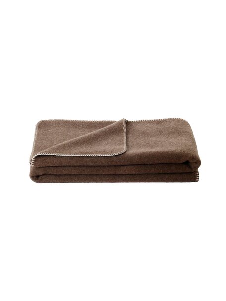 Steinbeck Wool blanket Supralana - brown