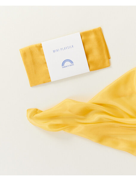 Sarah's Silks Play cloth mini silk - gold