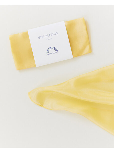 Sarah's Silks Play cloth mini silk - yellow
