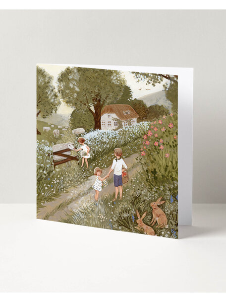 Robin Pieterse Folded card - cow parsley