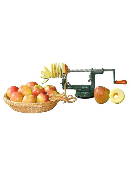 Kids at work Apple peeler