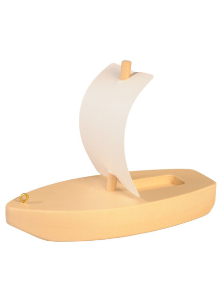 Kids at work DIY small sailboat