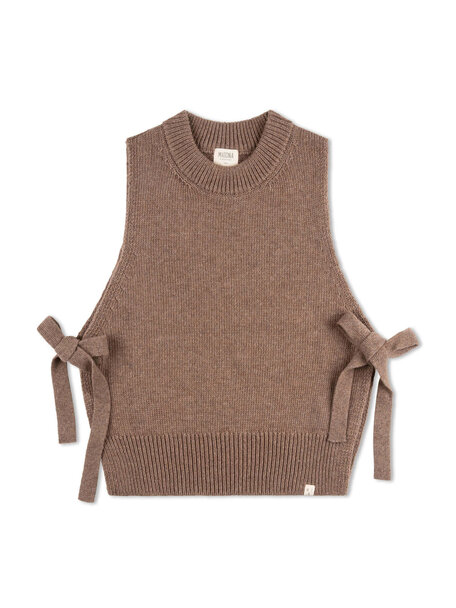 Matona Apron vest - sepia
