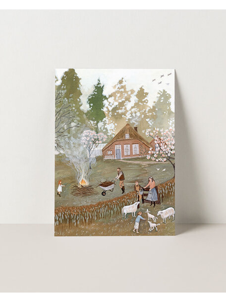 Robin Pieterse Single card - bonfire