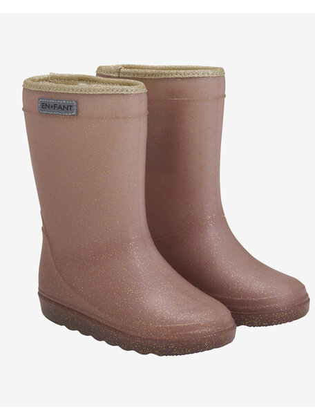 En Fant Thermoboots - glitter rose taupe