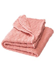 Disana Baby Blanket Wool - soft pink