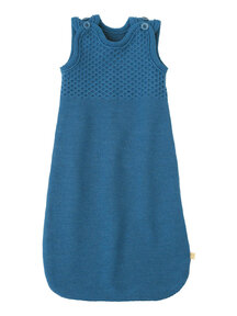 Disana Knitted sleeping bag without sleeves - dove blue