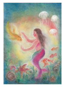 Seccorell Postcard - mermaid