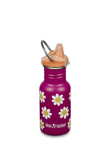 Klean Kanteen Kid Kanteen sippy bottle 355 ml - happy flowers
