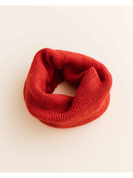 Hvid Tube scarf Gigi - red