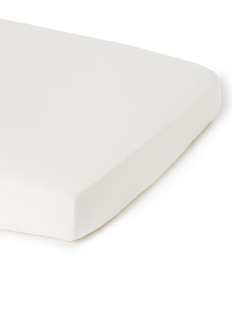 Garbo & Friends Double fitted sheet - ladder lace