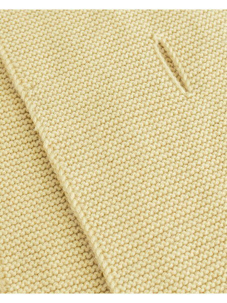 Hvid Wool scarf Ivo - light yellow