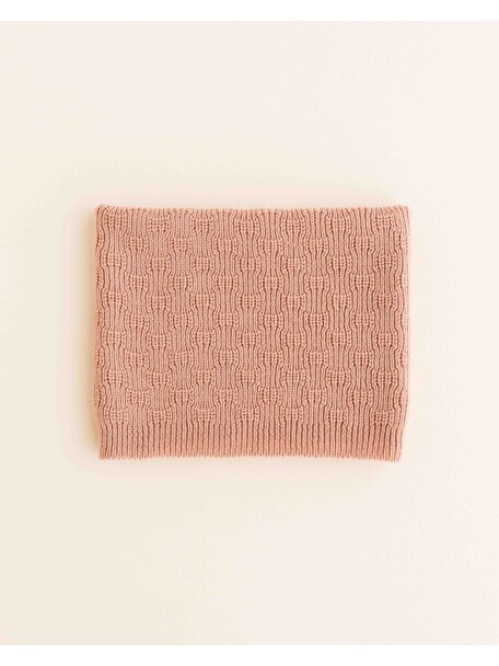 Hvid Tube scarf Gigi - rose