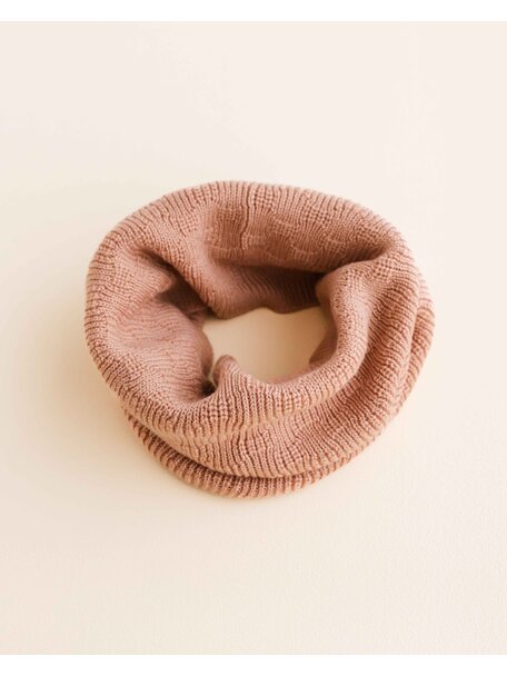 Hvid Tube scarf Gigi - rose
