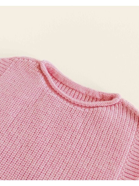 Hvid Cardigan Harvey - cotton candy