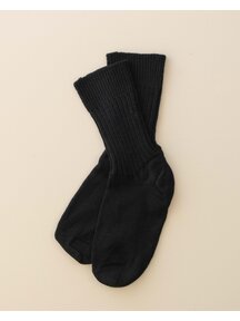 Hirsch Natur Thick wool socks for adults - black