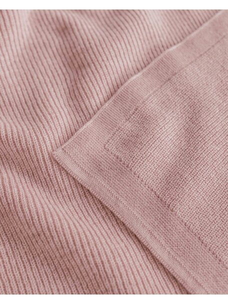 Hvid Merino wool blanket Felix - powder