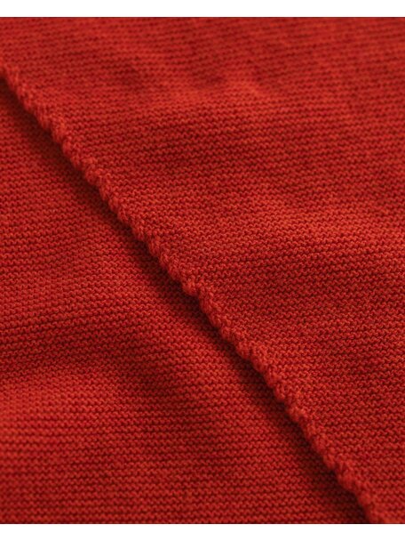Hvid Soft wool scarf Josephina - red