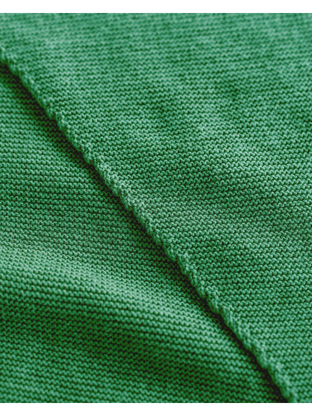 Hvid Soft wool scarf Josephina - grass