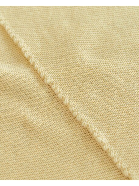 Hvid Soft wool scarf Josephina - light yellow