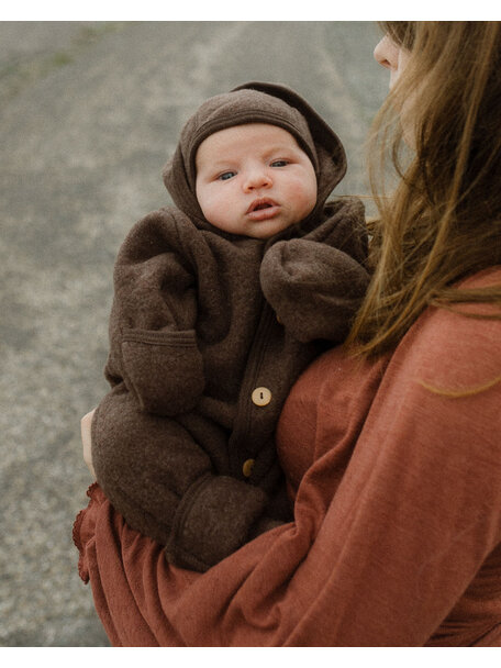 Unaduna X Engel Overall Wool Fleece - cocoa