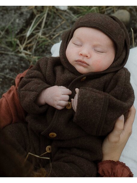 Unaduna X Engel Overall Wool Fleece - cocoa