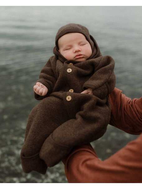 Unaduna X Engel Overall Wool Fleece - cocoa