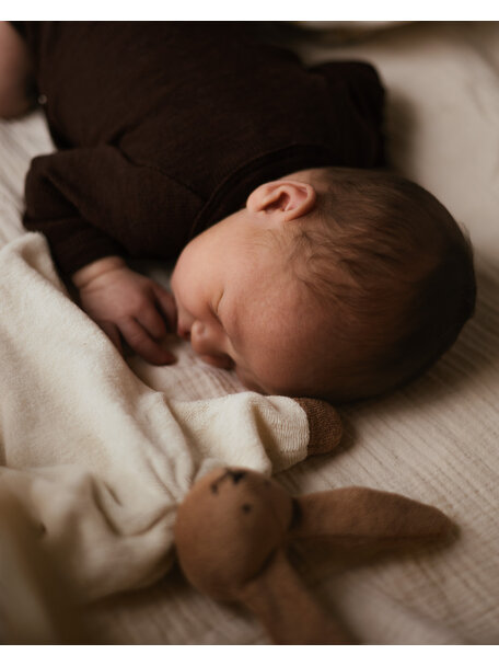 Unaduna Wrap around body tiny rib wool -  kladdkaka