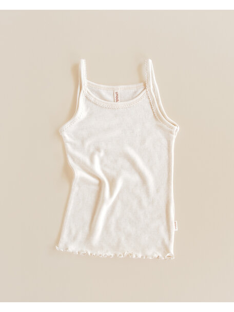 Unaduna Summer children's shirt pointelle wool/silk - munkki