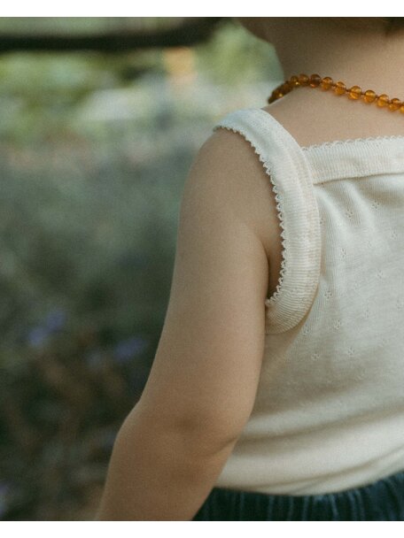 Unaduna Summer romper pointelle wool/silk - munkki