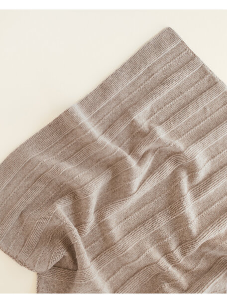 Hvid Blanket Holly - sand
