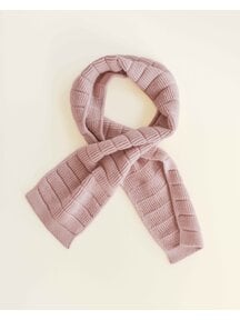 Hvid Merino wool scarf Jacobino - powder