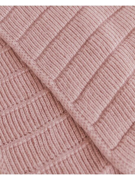 Hvid Merino wool scarf Jacobino - powder