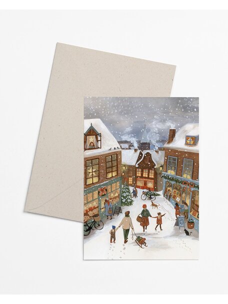 Robin Pieterse Folded card - merry lane