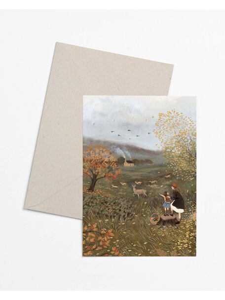 Robin Pieterse Folded card - fallow