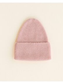 Hvid Ribbeanie Fonzie for adults - powder