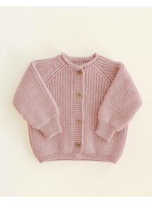 Hvid Cardigan Inga - powder