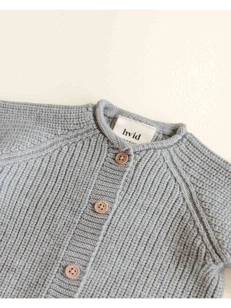 Hvid Cardigan Inga - grey