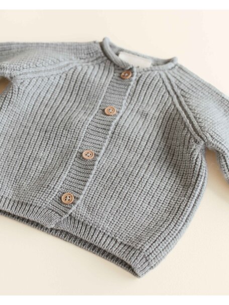 Hvid Cardigan Inga - grey