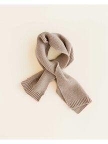Hvid Wool scarf Ivo - sand