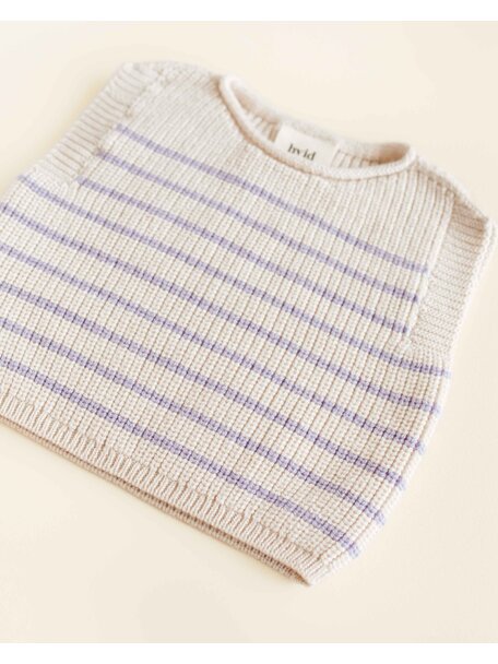 Hvid Cardigan Harvey - cream/lilac