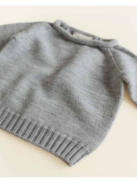 Hvid Wool sweater Georgette - grey